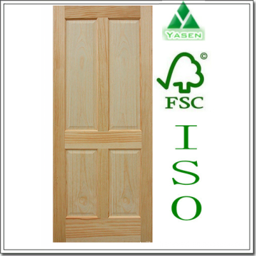 Raised Panel Nature Wooden Door